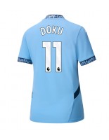 Ženske Nogometnih dresov Manchester City Jeremy Doku #11 Domači 2024-25 Kratki rokavi